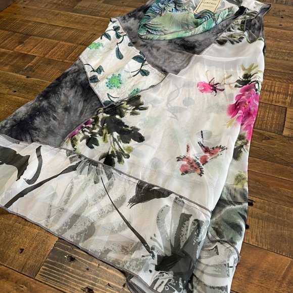 Vintage Concept Long chiffon women's tank top size medium. - Picture 3 of 8